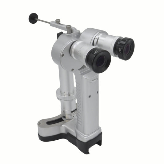 Professional Portable LED Slit Lamp - Dual Lithium Batteries & 10X/16X Magnification - Handheld Ophthalmic Microscope